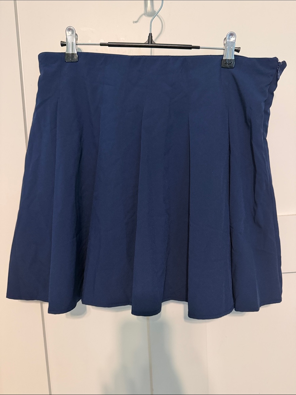 J. Crew Navy Pleated Circle Athletic Built In Shorts Tennis Pickleball Skirt